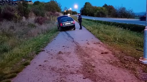 Skončil na cyklostezce mezi Rudolticemi a Lanškrounem, nadýchal přes dvě promile