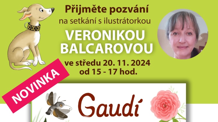 20. listopad - Setkání s ilustrátorkou Veronikou Balcarovou