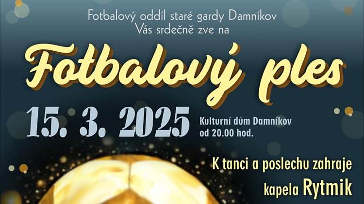 15. březen - Fotbalový ples v Damníkově