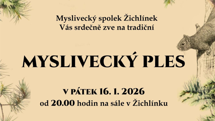 16. leden - Myslivecký ples